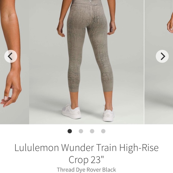 Lululemon Wunder Train high-rise legging 23” - Picture 1 of 5